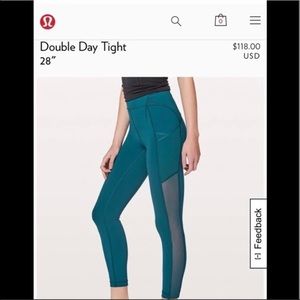 Lululemon Double Day tights